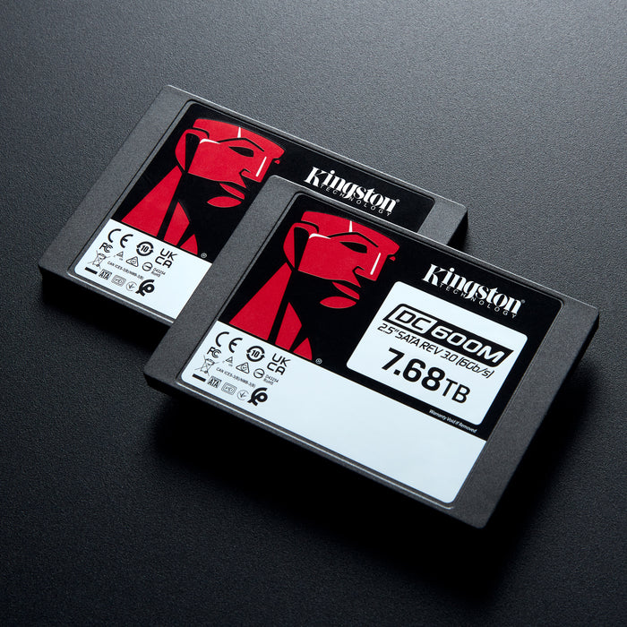 Kingston Technology 7680G DC600M (Mixed-Use) 2.5” Enterprise SATA SSD, 7.68 TB, 2.5", 560 MB/s, 6 Gbit/s