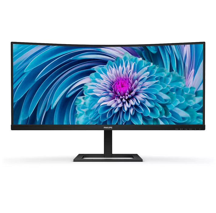 Philips E Line 346E2CUAE/00, 86.4 cm (34"), 3440 x 1440 pixels, Wide Quad HD+, LCD, 4 ms, Black