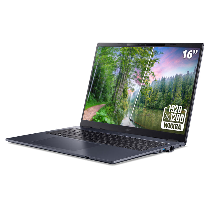 Acer TravelMate P4 16 laptop (TMP416-54) - Intel Core Ultra 5, 16GB RAM, 512GB SSD, 16" WUXGA display, Windows 11, Intel Core Ultra 5, 1.5 GHz, 40.6 cm (16"), 1920 x 1200 pixels, 16 GB, 512 GB