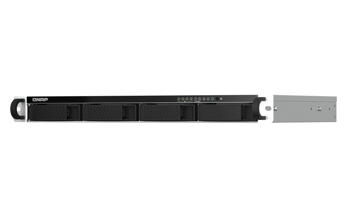 QNAP TS-464eU, NAS, Rack (1U), Intel® Celeron®, N5095, 8 GB, DDR4