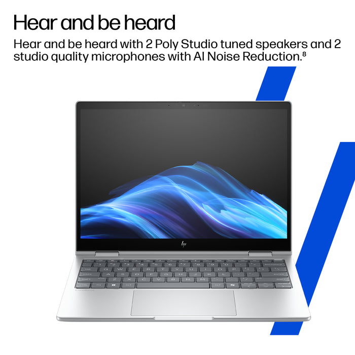HP EliteBook 8 Flip G1i AI PC, Intel Core Ultra 5, 33.8 cm (13.3"), 1920 x 1200 pixels, 16 GB, 256 GB, Windows 11 Pro