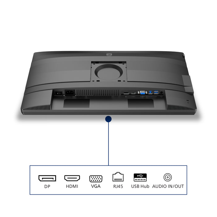 Philips 4000 series 24B2N4200/00, 60.5 cm (23.8"), 1920 x 1080 pixels, Full HD, LCD, 4 ms, Grey