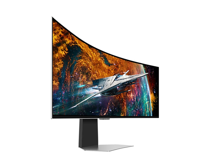 Samsung LS49CG954SU, 124.5 cm (49"), 5120 x 1440 pixels, Dual QHD, OLED, 0.03 ms, Silver