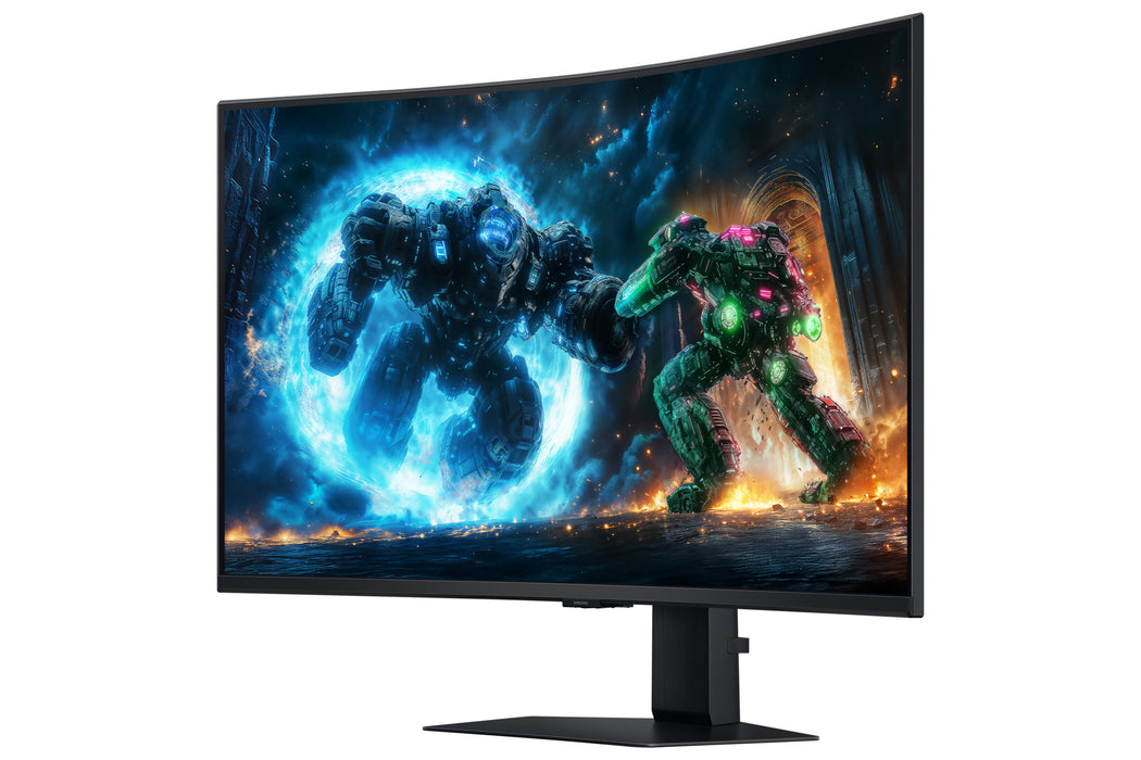 Samsung 37" Odyssey G7 G75F UHD 165Hz Curved Gaming Monitor, 94 cm (37"), 3840 x 2160 pixels, 4K Ultra HD, LCD, 1 ms, Black