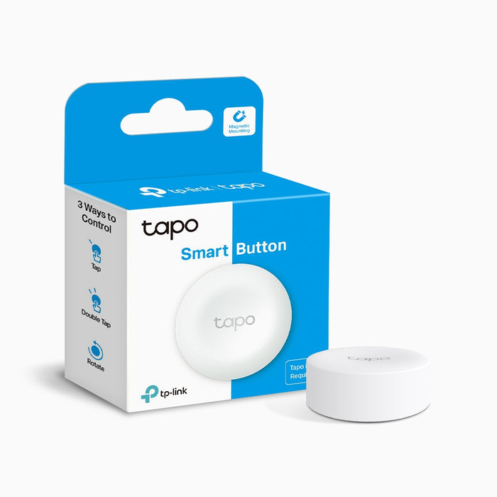 TP-Link Tapo Smart Button, Wireless, White, Wall, 868, 922 MHz, Indoor, Android, iOS
