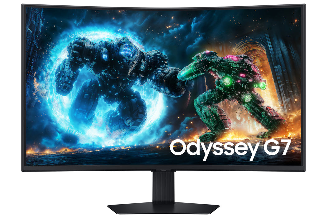 Samsung 37" Odyssey G7 G75F UHD 165Hz Curved Gaming Monitor, 94 cm (37"), 3840 x 2160 pixels, 4K Ultra HD, LCD, 1 ms, Black