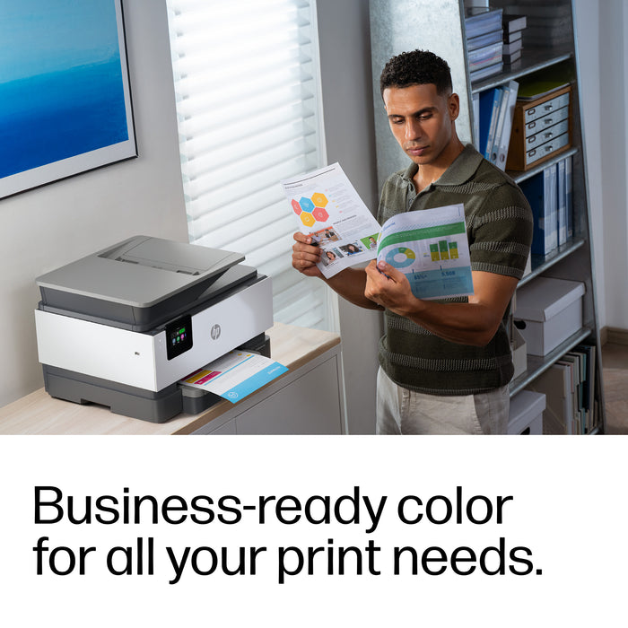 HP OfficeJet Pro 9125 Wireless Color Printer, Thermal inkjet, Colour printing, 4800 x 1200 DPI, Colour copying, A4, Direct printing