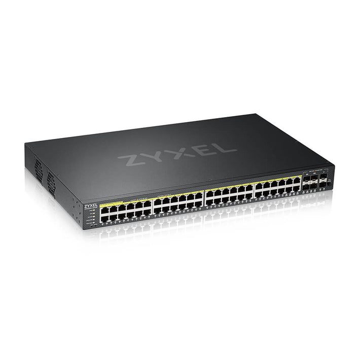 Zyxel GS2220-50HP-GB0101F, Managed, L2, Gigabit Ethernet (10/100/1000), Power over Ethernet (PoE), Rack mounting