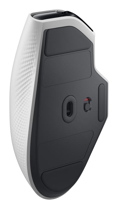Alienware AW620M, Right-hand, Optical, RF Wireless + USB Type-C, 26000 DPI, White