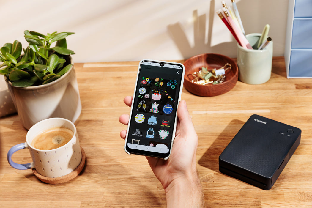 Canon SELPHY QX20 RD, Dye-sublimation, 287 x 287 DPI, 2.8" x 3.3" (7.2x8.5cm), Borderless printing, Wi-Fi, Bluetooth