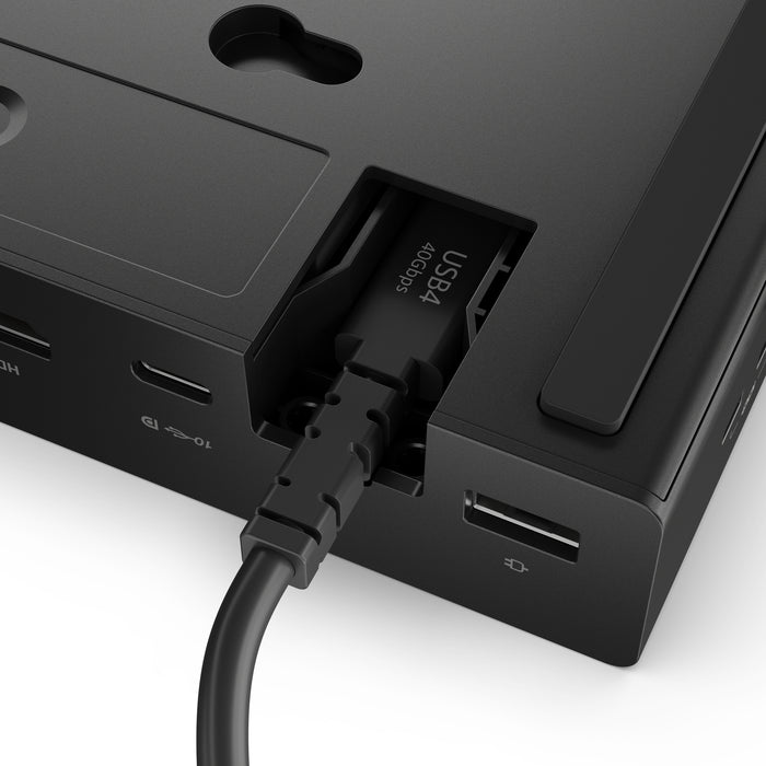 Lenovo ThinkPad USB4 Dock 5000, Wired, USB4, 65 W, 1000 Mbit/s, Black, Eclipse Black