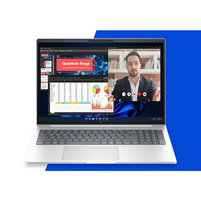 HP EliteBook 8 G2i 16 inch Notebook Next Gen AI PC Wolf Pro Security Edition, Intel Core Ultra 5, 40.6 cm (16"), 1920 x 1200 pixels, 32 GB, 512 GB, Windows 11 Pro