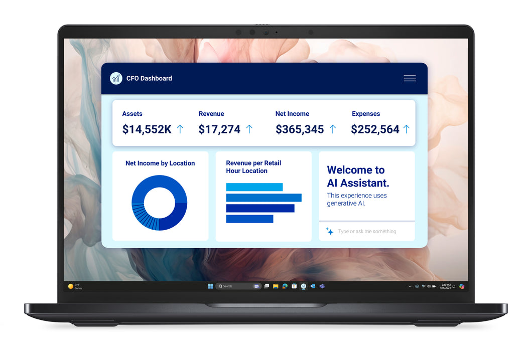 DELL Pro 13 Premium PA13250, Intel Core Ultra 7, 33.8 cm (13.3"), 2560 x 1600 pixels, 32 GB, 512 GB, Windows 11 Pro