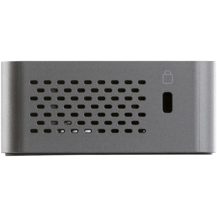 StarTech.com USB C Docking Station for Macbook Pro/Air-M1/M2/M3/M4, Thunderbolt Compatible, HDMI/DisplayPort, Dual 4K 60Hz/Single 8K, USB Type-C Laptop Dock, 96W Power Delivery, USB 10Gbps, Wired, Thunderbolt 3, 96 W, 3.5 mm, Black, Grey, 40 Gbit/s