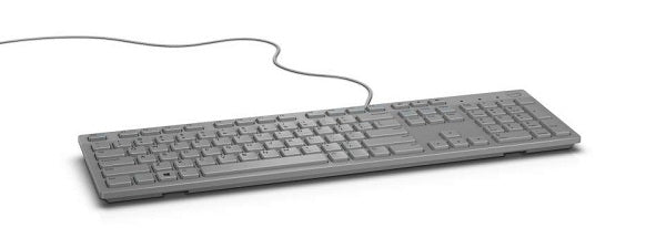 DELL KB216, Full-size (100%), Wired, USB, QWERTY, Grey