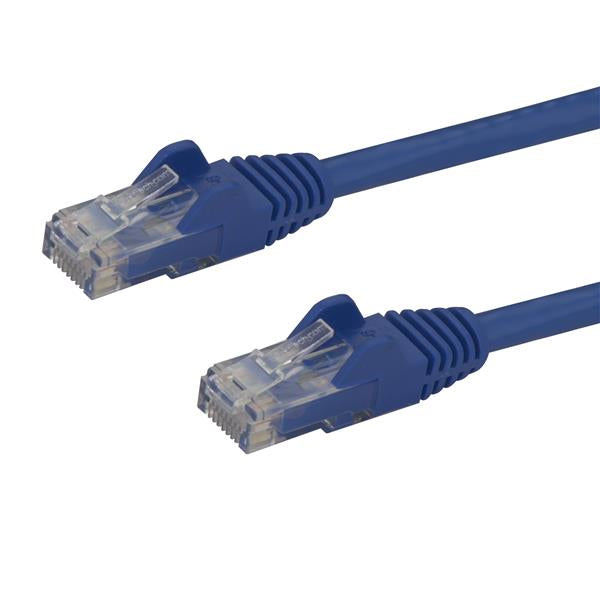 StarTech.com 10m CAT6 Ethernet Cable - Blue CAT 6 Gigabit Ethernet Wire -250MHz 100W PoE RJ45 UTP Network/Patch Cord Snagless w/Strain Relief Individually Tested, 10 m, Cat6, U/UTP (UTP), RJ-45, RJ-45, Blue