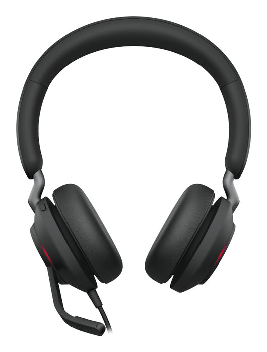 Jabra Evolve2 40 SE, Wired, Office/Call center, 168.5 g, Headset, Black