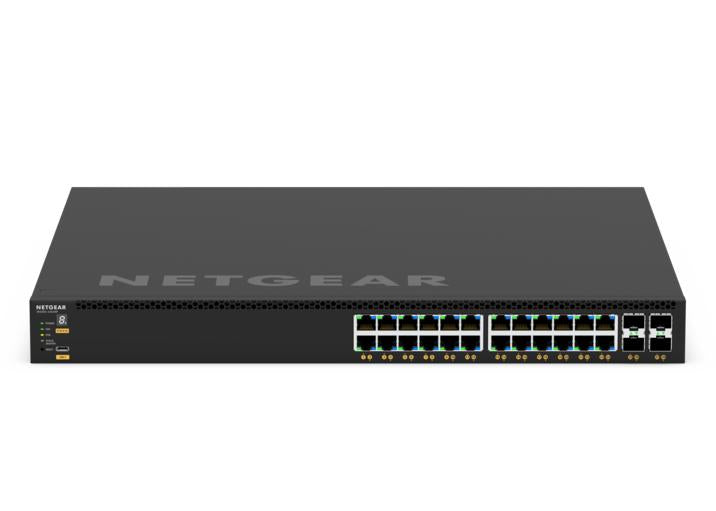 NETGEAR GSM4328, Managed, L3, Gigabit Ethernet (10/100/1000), Power over Ethernet (PoE), Rack mounting, 1U