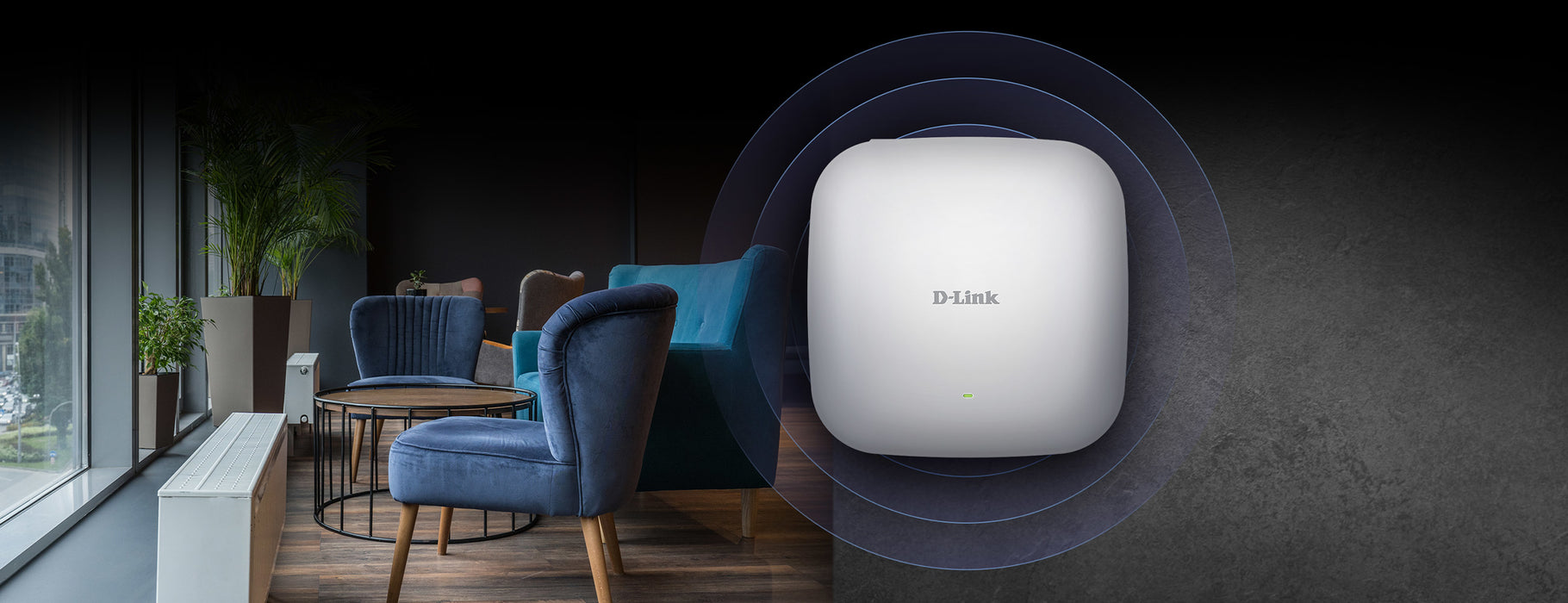 D-Link AX1800 Wi-Fi 6 Dual-Band PoE Access Point, 2.4 GHz, 5 GHz, 1800 Mbit/s, 64-bit WEP, 128-bit WEP, SSID, SSL/TLS, WPA, WPA2, WPA3, 10,100,1000 Mbit/s