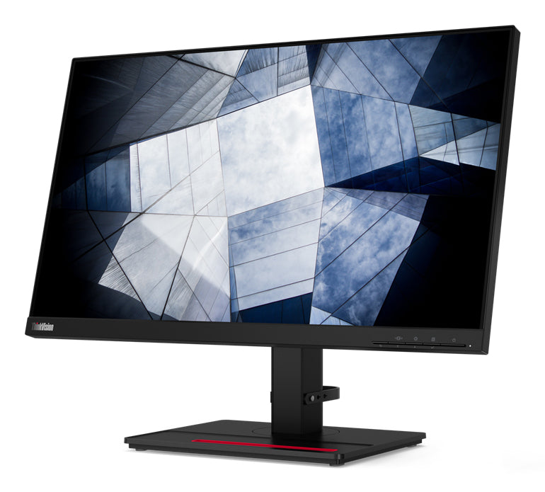 Lenovo ThinkVision P24h-2L + MC 50, 60.5 cm (23.8"), 2560 x 1440 pixels, Quad HD, LED, 6 ms, Black