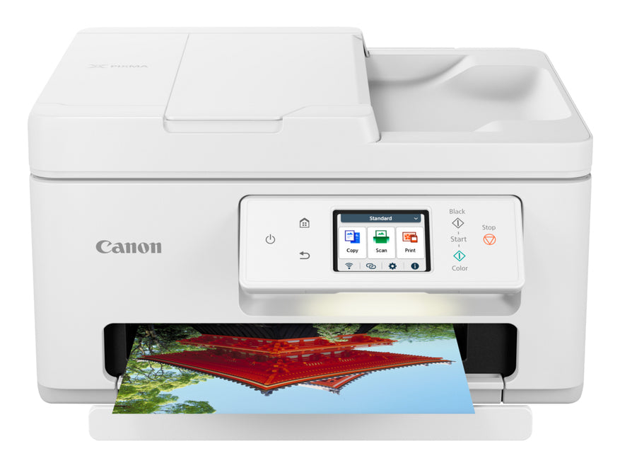 Canon PIXMA TS7750i, Inkjet, Colour printing, 1200 x 1200 DPI, Colour copying, A4, White
