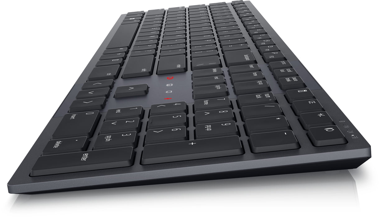 DELL KB900, Full-size (100%), Wireless, RF Wireless + Bluetooth, Scissor key switch, QWERTY, Graphite