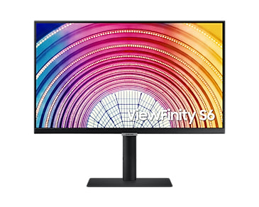 Samsung ViewFinity LS24A600NAU, 61 cm (24"), 2560 x 1440 pixels, Quad HD, LED, 5 ms, Black