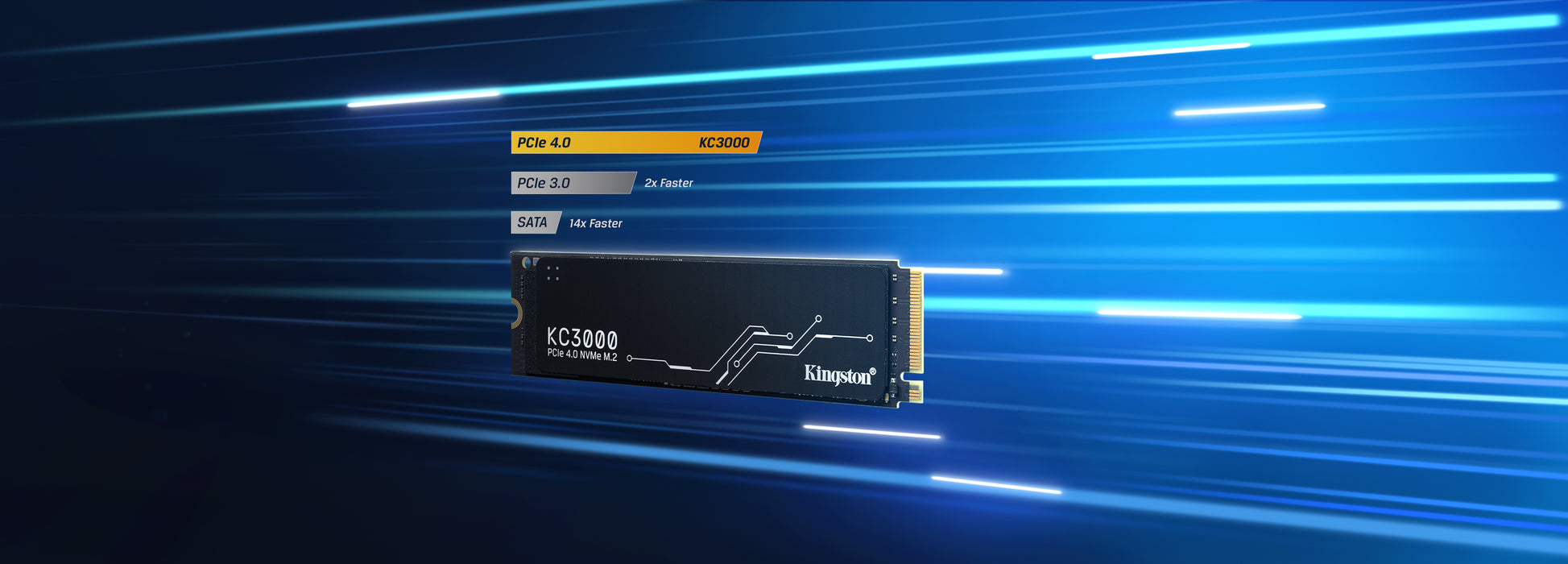 Kingston Technology 2048G KC3000 M.2 2280 NVMe SSD, 2 TB, M.2, 7000 MB/s