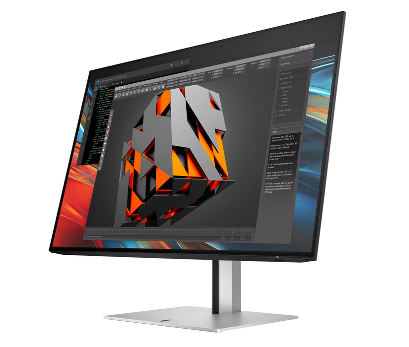 HP Series 7 Pro 24 inch WUXGA Monitor - 724pn, 61 cm (24"), 1920 x 1200 pixels, WUXGA, LCD, 5 ms, Silver