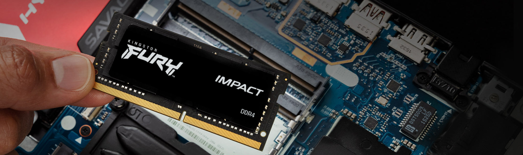 Kingston Technology FURY 8GB 3200MT/s DDR4 CL20 SODIMM Impact, 8 GB, 1 x 8 GB, DDR4, 260-pin SO-DIMM, Black