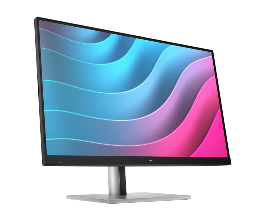 HP E-Series E24 G5 FHD Monitor, 60.5 cm (23.8"), 1920 x 1080 pixels, Full HD, LCD, 5 ms, Silver, Black