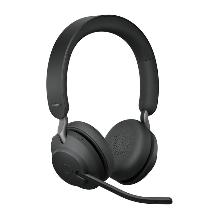 Jabra Evolve2 65 USB-C Black UC Stereo, Wireless, Office/Call center, 20 - 20000 Hz, 176.4 g, Headset, Black