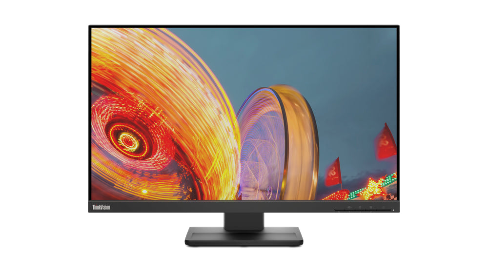 Lenovo ThinkVision E24q-20, 60.5 cm (23.8"), 2560 x 1440 pixels, Quad HD, LED, 6 ms, Black