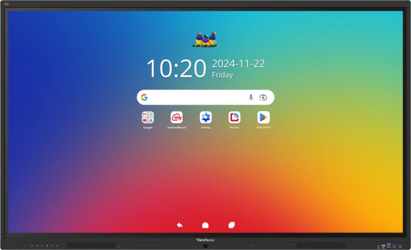 Viewsonic IFP6541-1-1C, 165.1 cm (65"), 1428.48 x 803.52 mm, 450 cd/m², 1.07 billion colours, 3840 x 2160 pixels, 4K Ultra HD