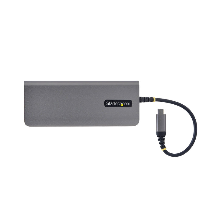 StarTech.com USB-C to HDMI Multiport Adapter, 140W PD Charging, 4K 60Hz, 3-Port USB 10Gbps Hub, SD Card Slot, 2.5GbE, Mini Dock for MacBook / Dell / Thinkpad / HP, Wired, USB 3.2 Gen 2 (3.1 Gen 2) Type-C, 140 W, 10,100,1000,2500 Mbit/s, Grey, SD