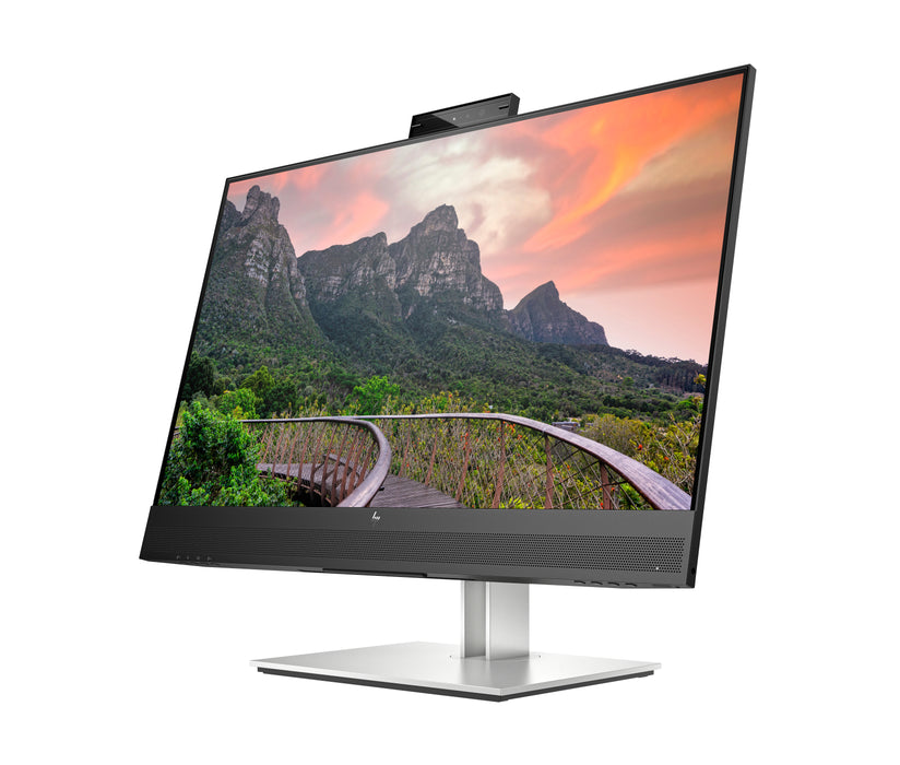 HP E27m G4 QHD USB-C Conferencing Monitor, 68.6 cm (27"), 2560 x 1440 pixels, Quad HD, LCD, 5 ms, Black, Silver