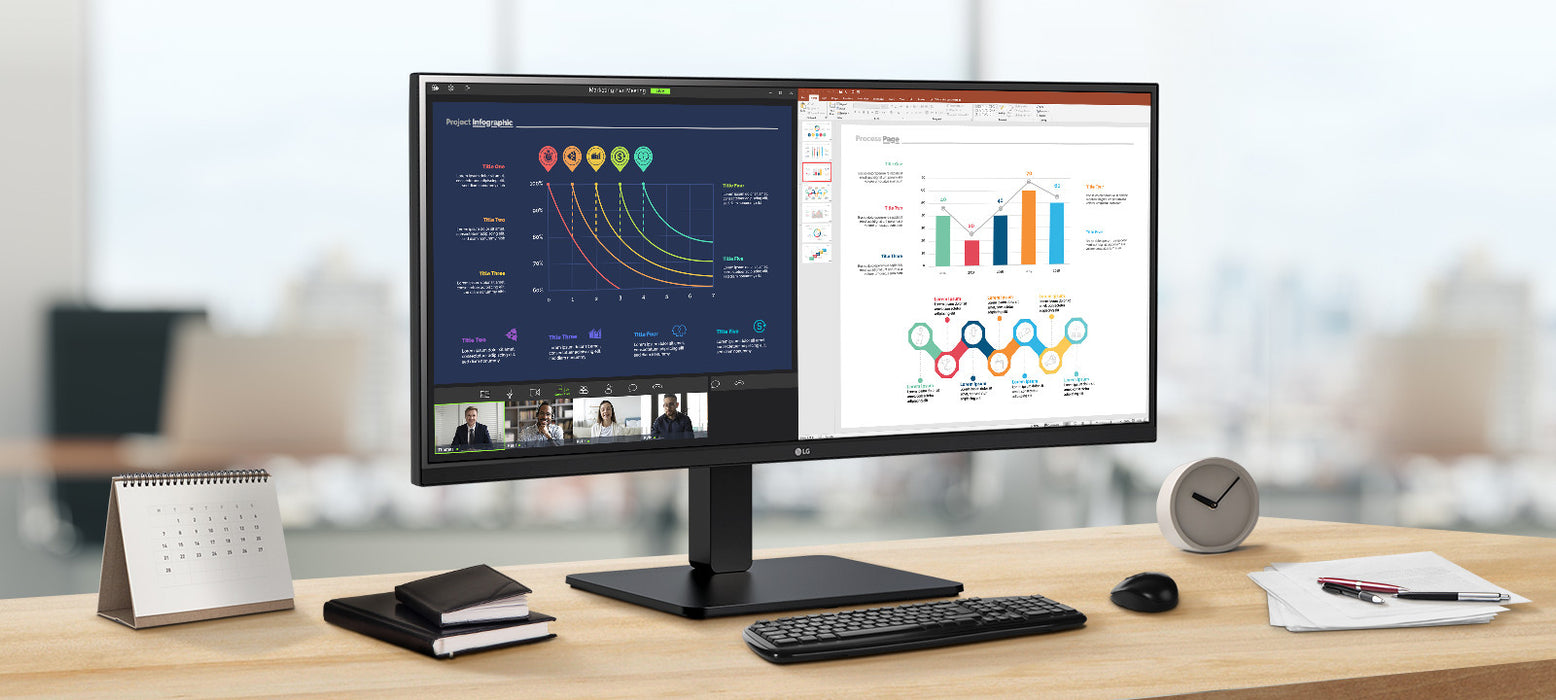 LG 34BA75QE-B.AEK, 86.4 cm (34"), 3440 x 1440 pixels, UltraWide Quad HD, LCD, 5 ms, Black