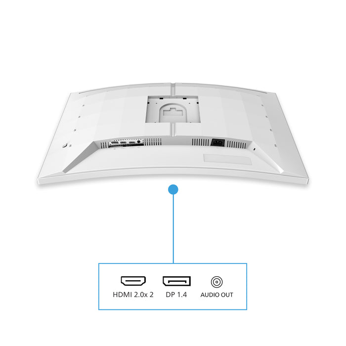 Philips Evnia 5000 32M2C5501/00, 80 cm (31.5"), 2560 x 1440 pixels, Quad HD, LCD, 1 ms, White