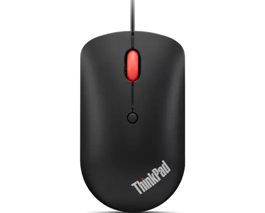 Lenovo 4Y51D20850, Ambidextrous, Optical, USB Type-C, 2400 DPI, Black