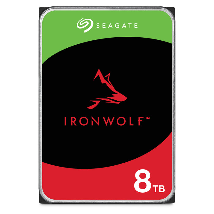 Seagate IronWolf ST8000VN002, 8 TB, 5400 RPM, 256 MB, 3.5", Serial ATA III