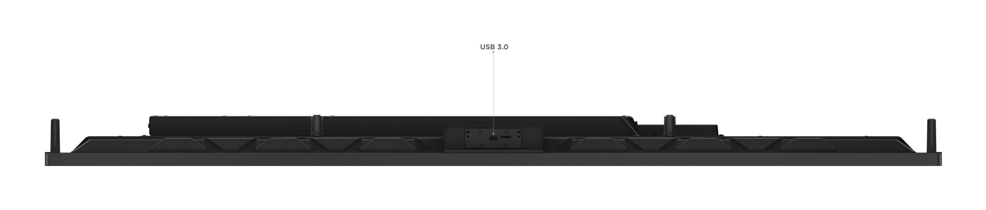 Lenovo ThinkVision T65, 165.1 cm (65"), 3840 x 2160 pixels, 4K Ultra HD, LED, 8 ms, Black