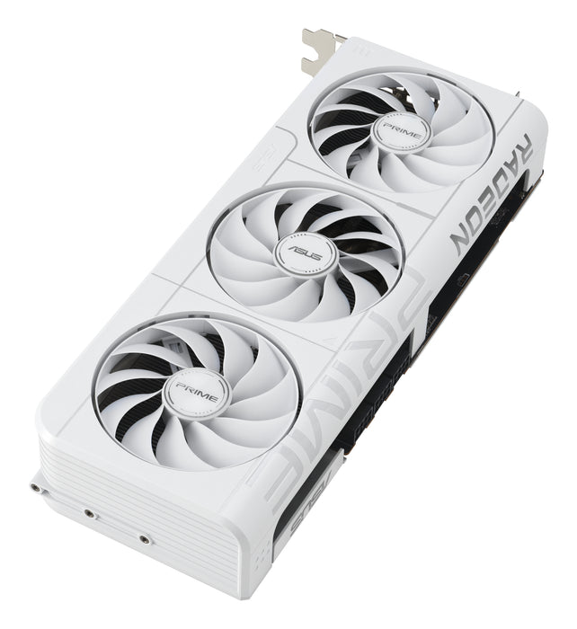 ASUS Prime -RX9070XT-O16G-WHITE, Radeon RX 9070 XT, 16 GB, GDDR6, 256 bit, 7680 x 4320 pixels, PCI Express 5.0