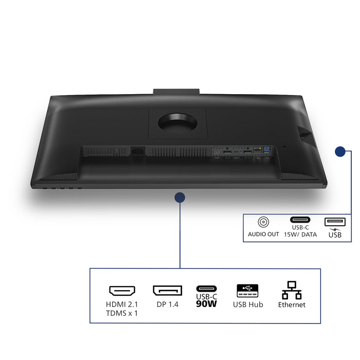 Philips 3000 series 27B2U3601H/00, 68.6 cm (27"), 2560 x 1440 pixels, Quad HD, LCD, 4 ms, Black