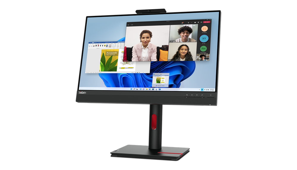 Lenovo ThinkCentre Tiny-In-One 24, 60.5 cm (23.8"), 1920 x 1080 pixels, Full HD, LED, 6 ms, Black