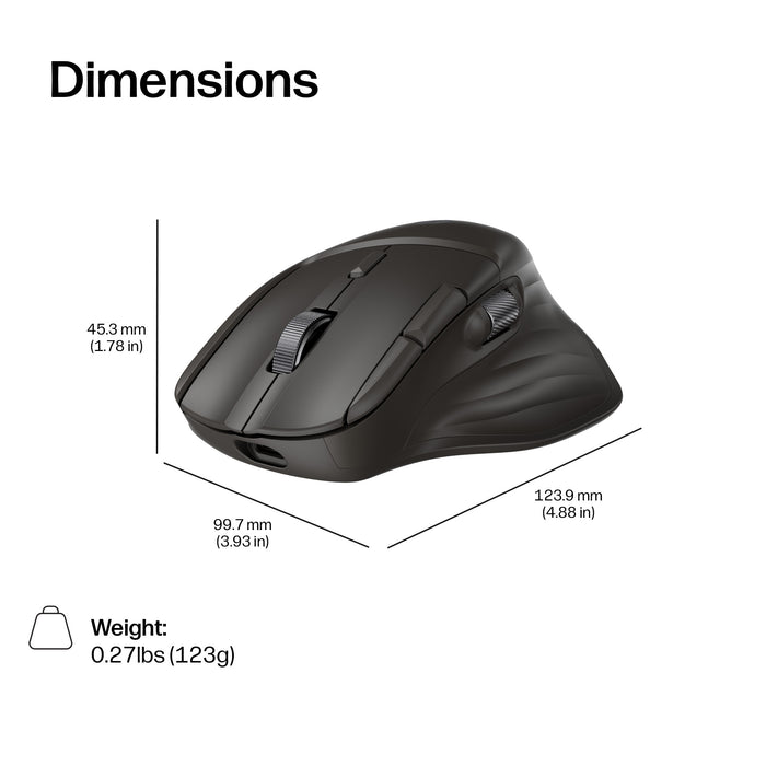 HP Ultra-Fast-Scroll Wireless Mouse 785M, Black
