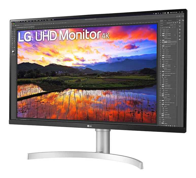 LG 32UN650K-W, 81.3 cm (32"), 3840 x 2160 pixels, 4K Ultra HD, LED, 5 ms, White