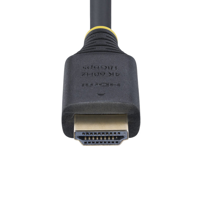 StarTech 8ft (2.4m) Premium Certified High Speed HDMI Cable, 4K 60Hz/1440p 144Hz, 18Gbps, UHD HDMI 2.0 Cord, TPE Jacket