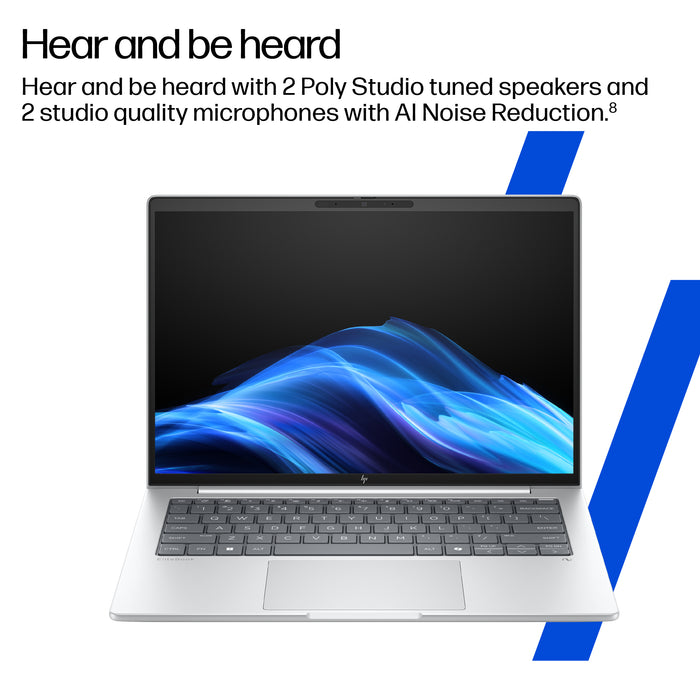 HP EliteBook 8 G1i Next Gen AI Wolf Pro Security Edition, Intel Core Ultra 7, 35.6 cm (14"), 1920 x 1200 pixels, 32 GB, 1 TB, Windows 11 Pro