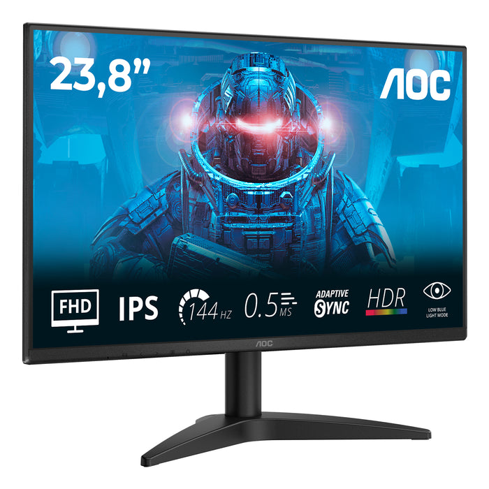 AOC B3 24B36X, 60.5 cm (23.8"), 1920 x 1080 pixels, Full HD, LED, 4 ms, Black