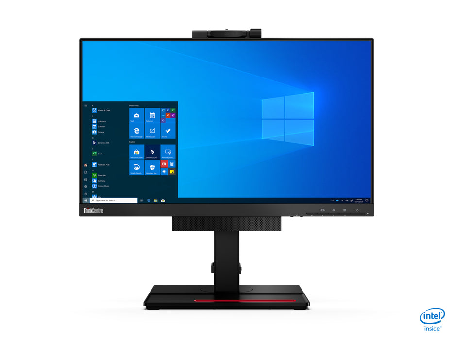 Lenovo ThinkCentre Tiny in One, 54.6 cm (21.5"), 1920 x 1080 pixels, Full HD, LED, 6 ms, Black